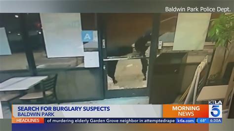 Police in Baldwin Park searching for restaurant burglary suspects 